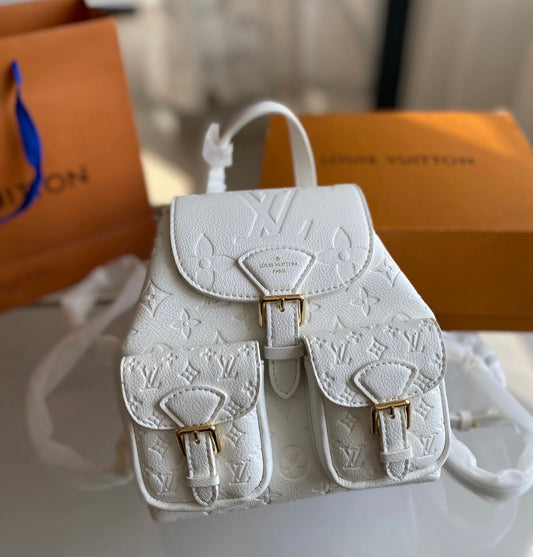 WHITE LV BACKPACK