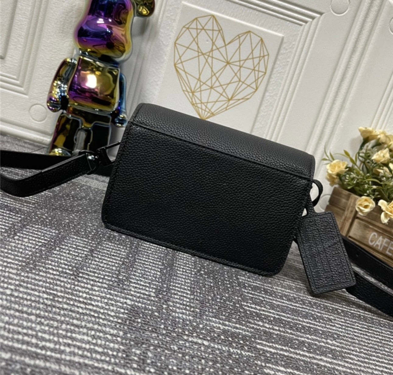 LV BLACK CROSSBODY