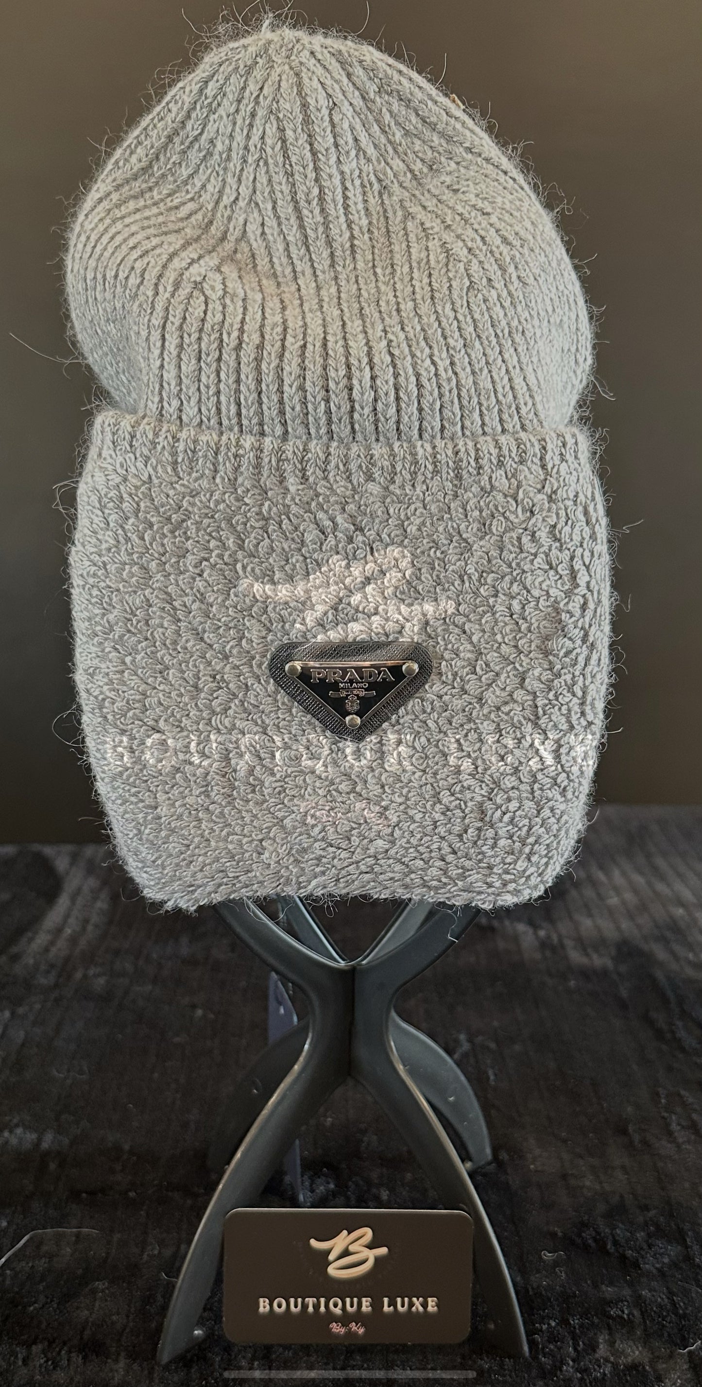 PRADA WIDEBAND SHERPA BEANIE